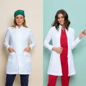 Jaleco com tecido antibacteriano: proteção e estilo para o dia a dia clínico